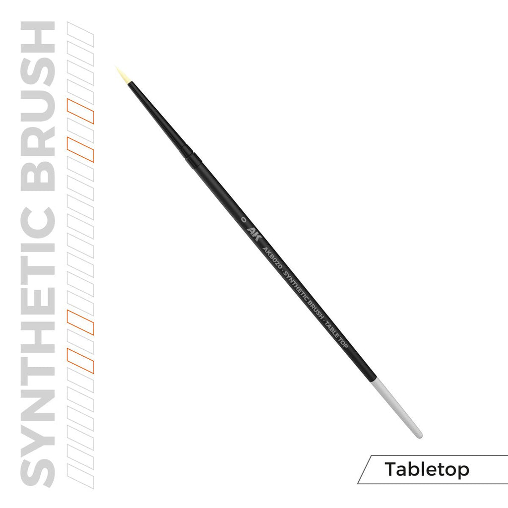 AK Interactive SYNTHETIC TABLETOP BRUSH - 0 (AKB020)