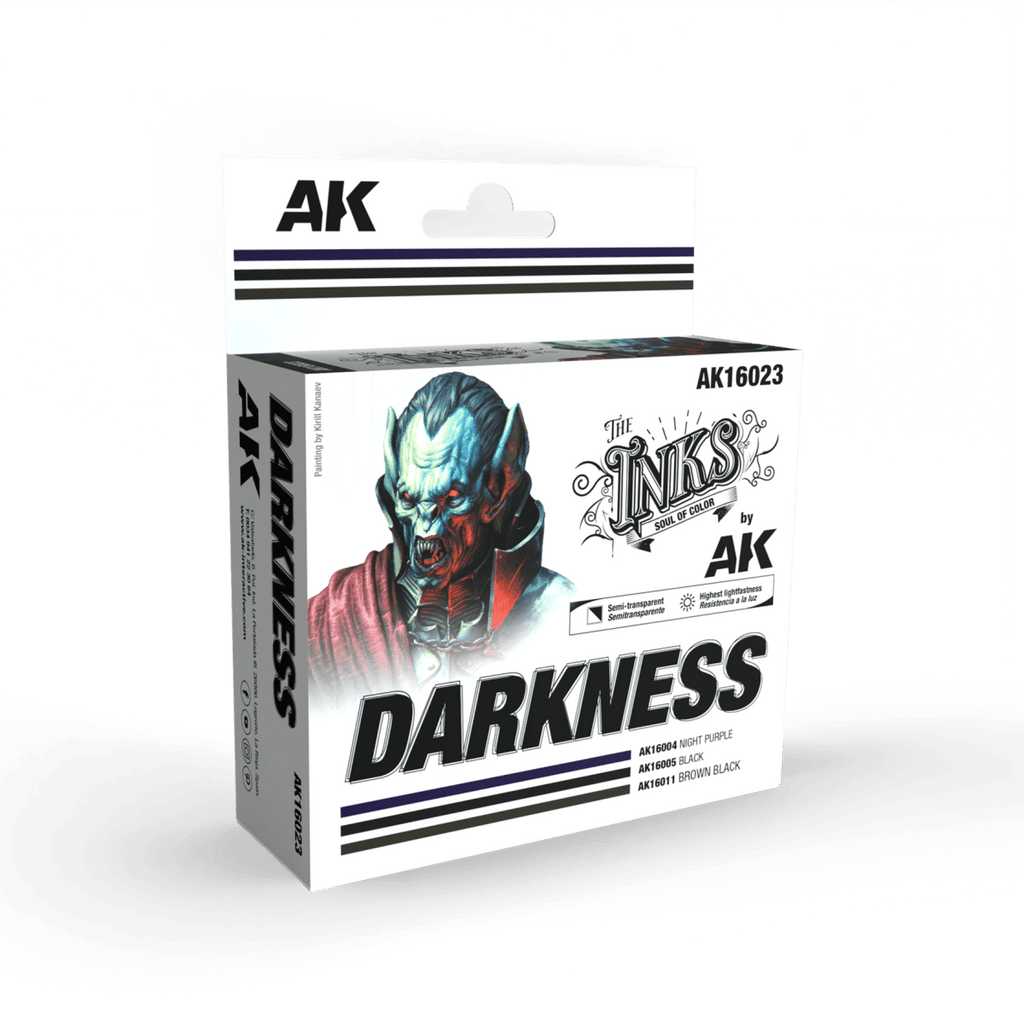 AK Interactive - the Inks - Darkness (AK16023)