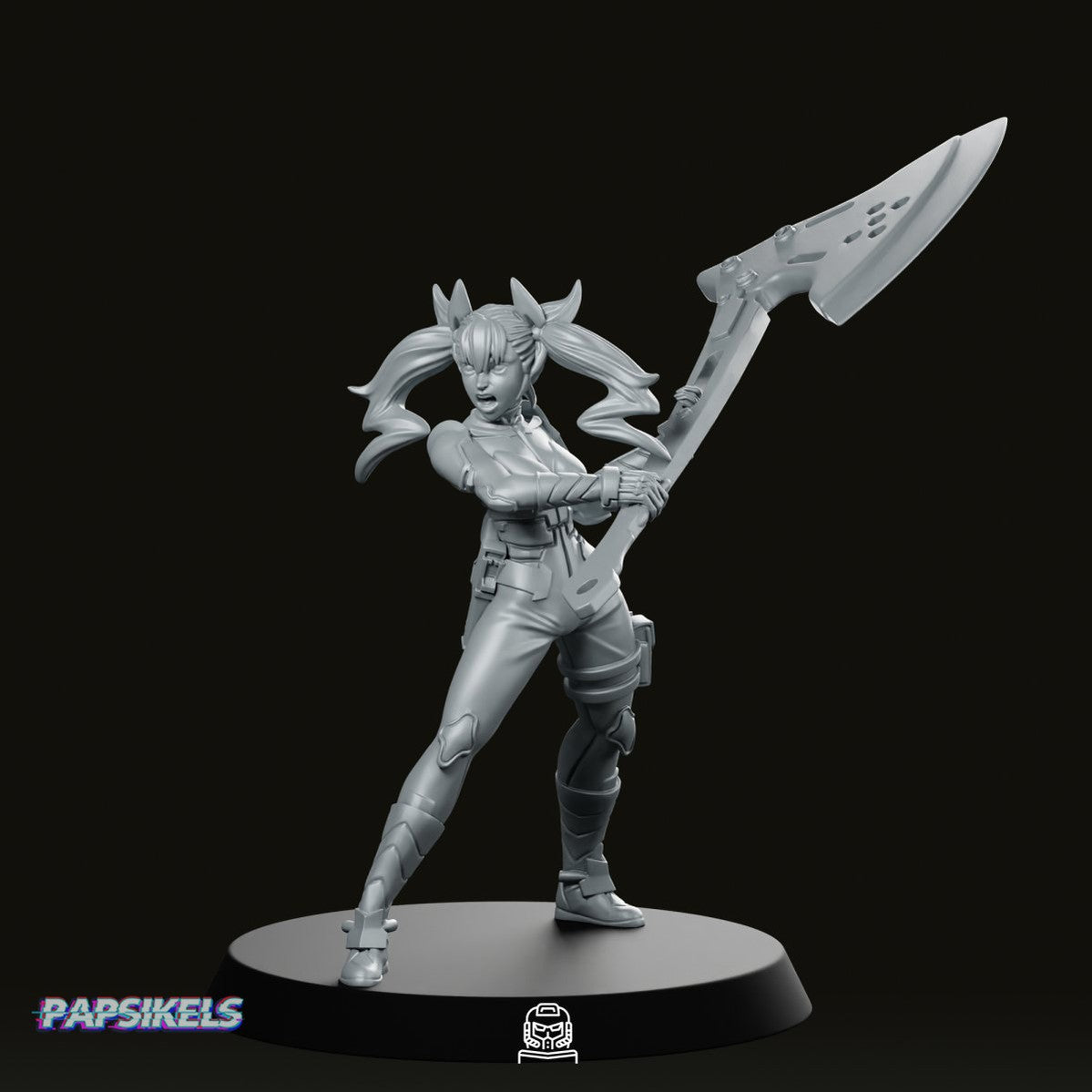 Anti Monster Defence Force 3rd Division Officer 4 Miniature