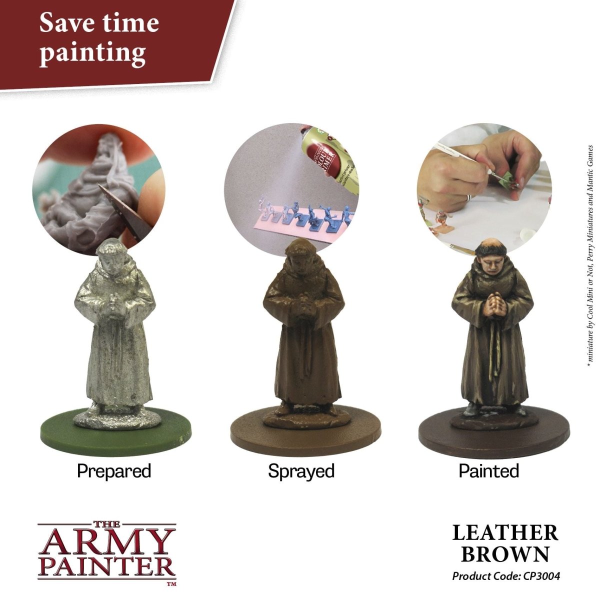 Army Painter Colour Primer - Leather Brown (400ml)