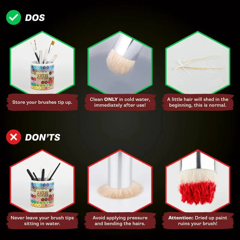 Army Painter Masterclass Drybrush Brush Set