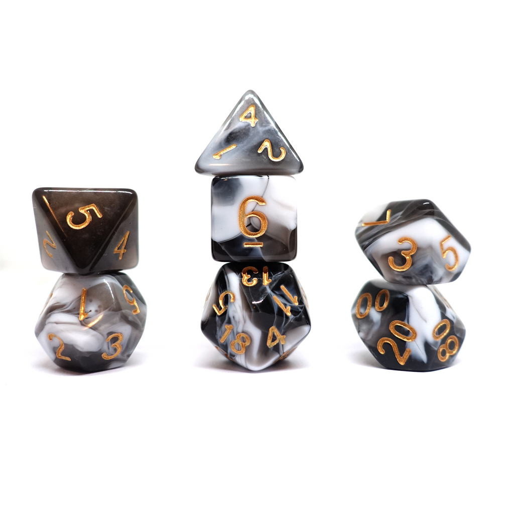 Blackened Ash Dice Set
