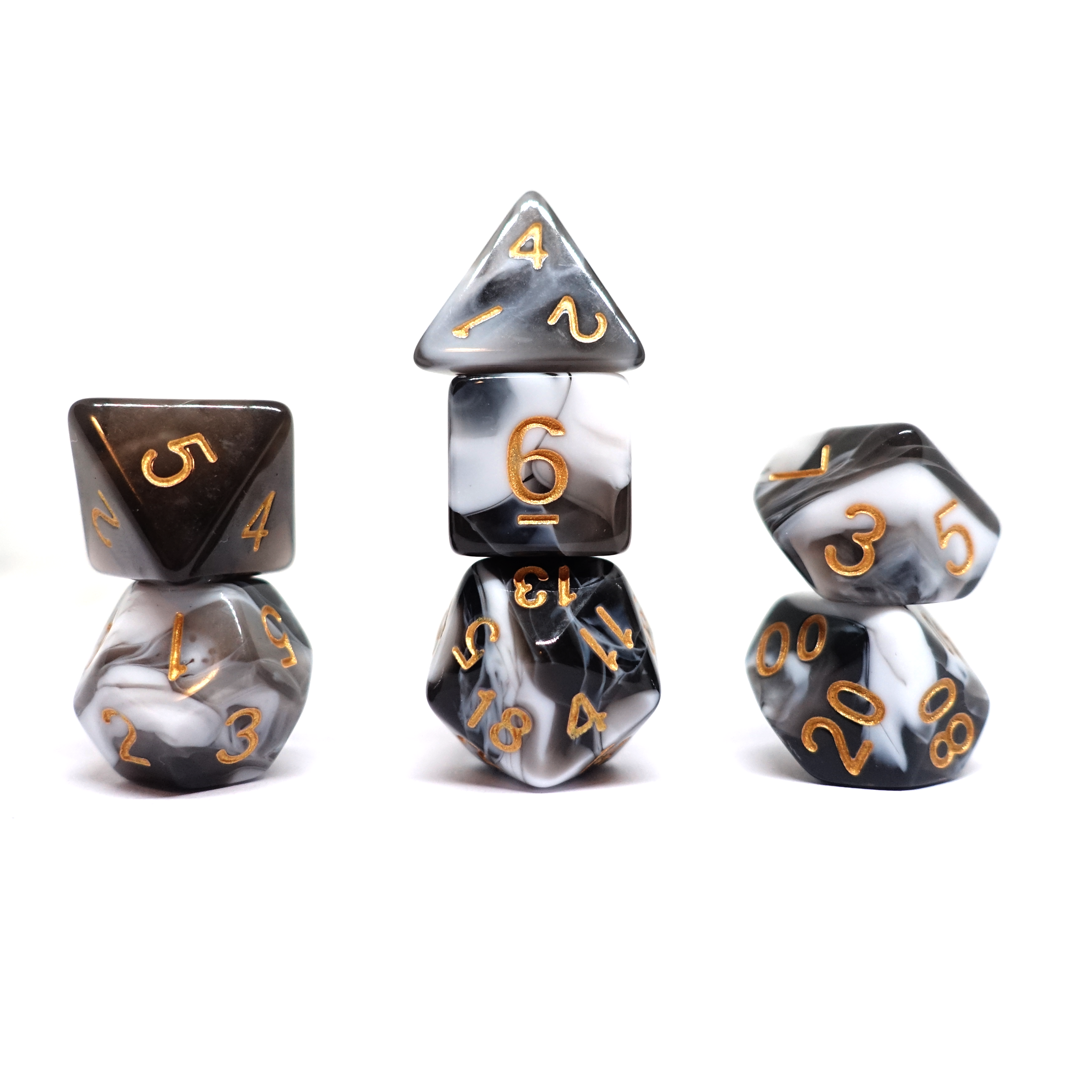 Blackened Ash Dice Set