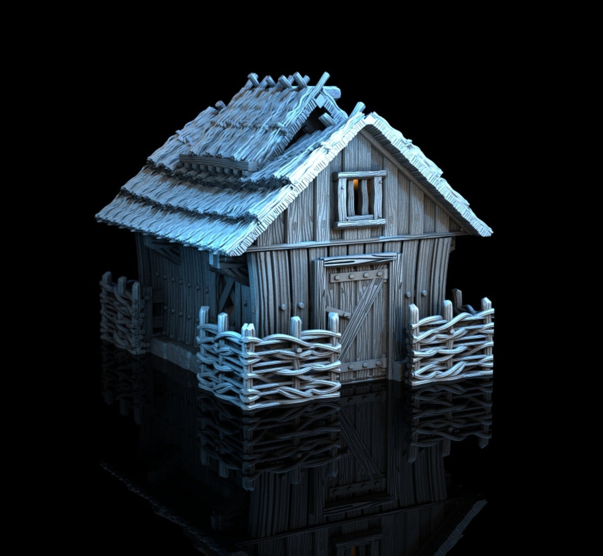 Borderland Hut - 28mm DND/Wargame/RPG Terrain
