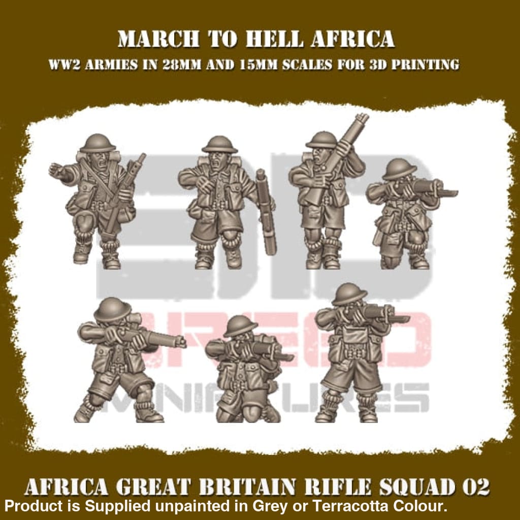 British Army Africa RIFLE SQUAD 02