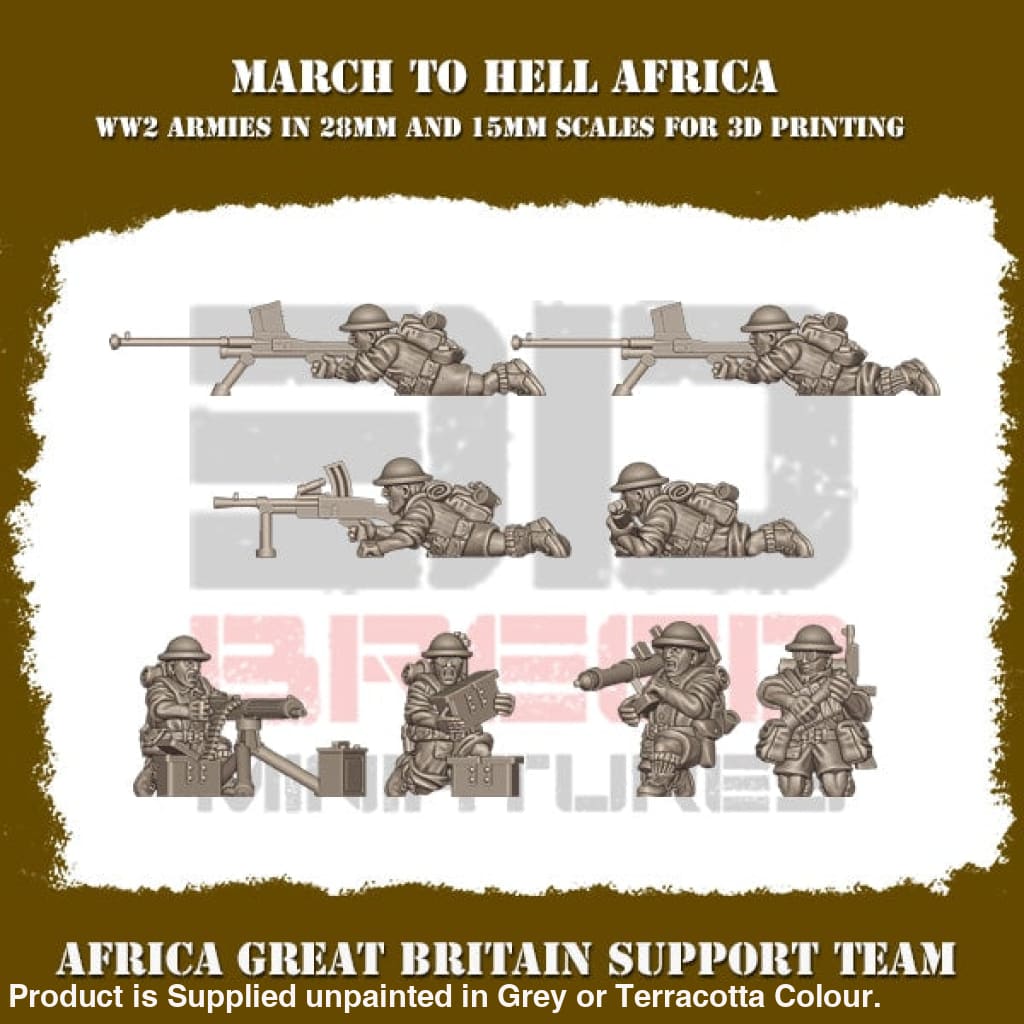 British Army Africa SUPPORT TEAM