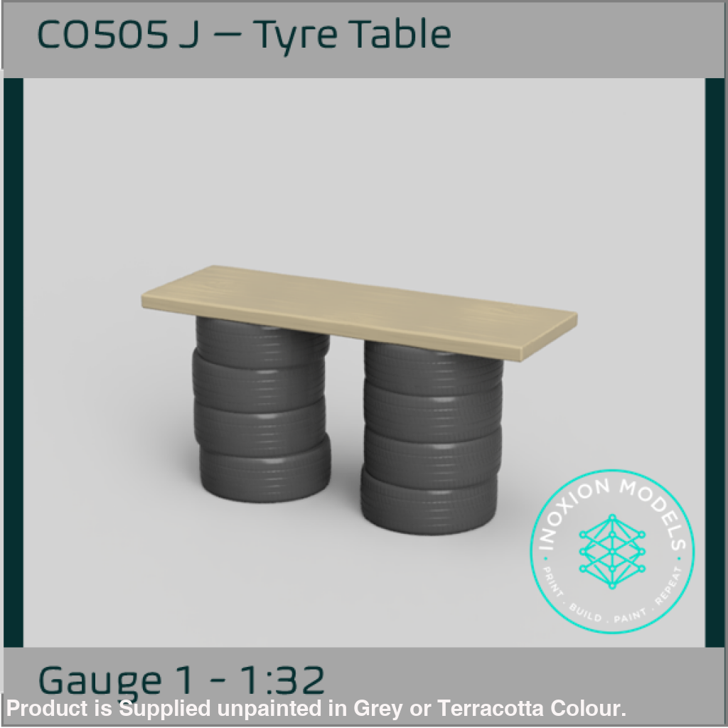CO505 J – Tyre Table 1:32 Scale