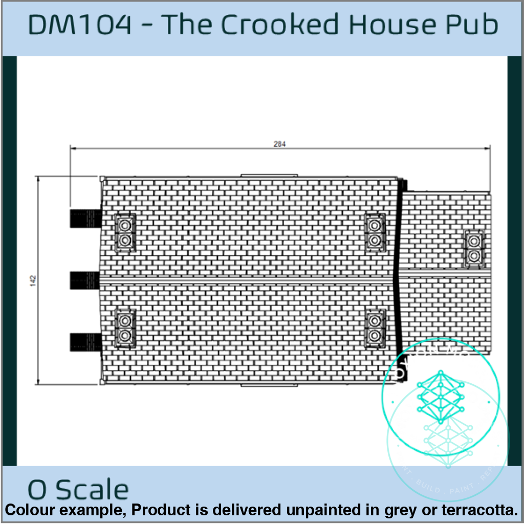 DM104 – The Crooked House Pub O Scale Kit