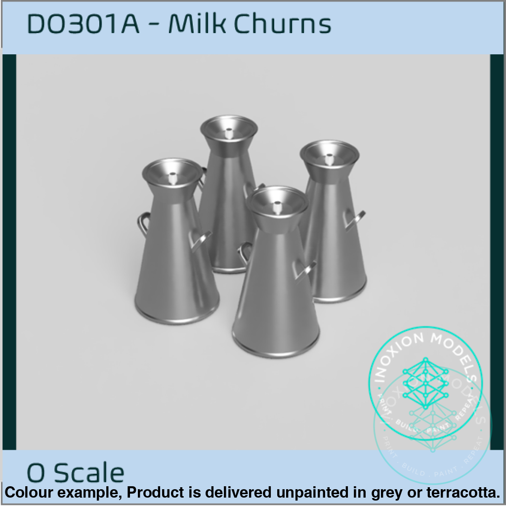 DO301A – 17 Gallon Milk Churns O Scale