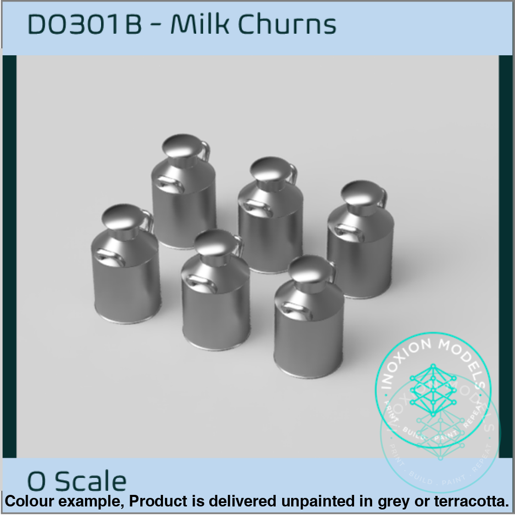 DO301B – Small Milk Churns O Scale