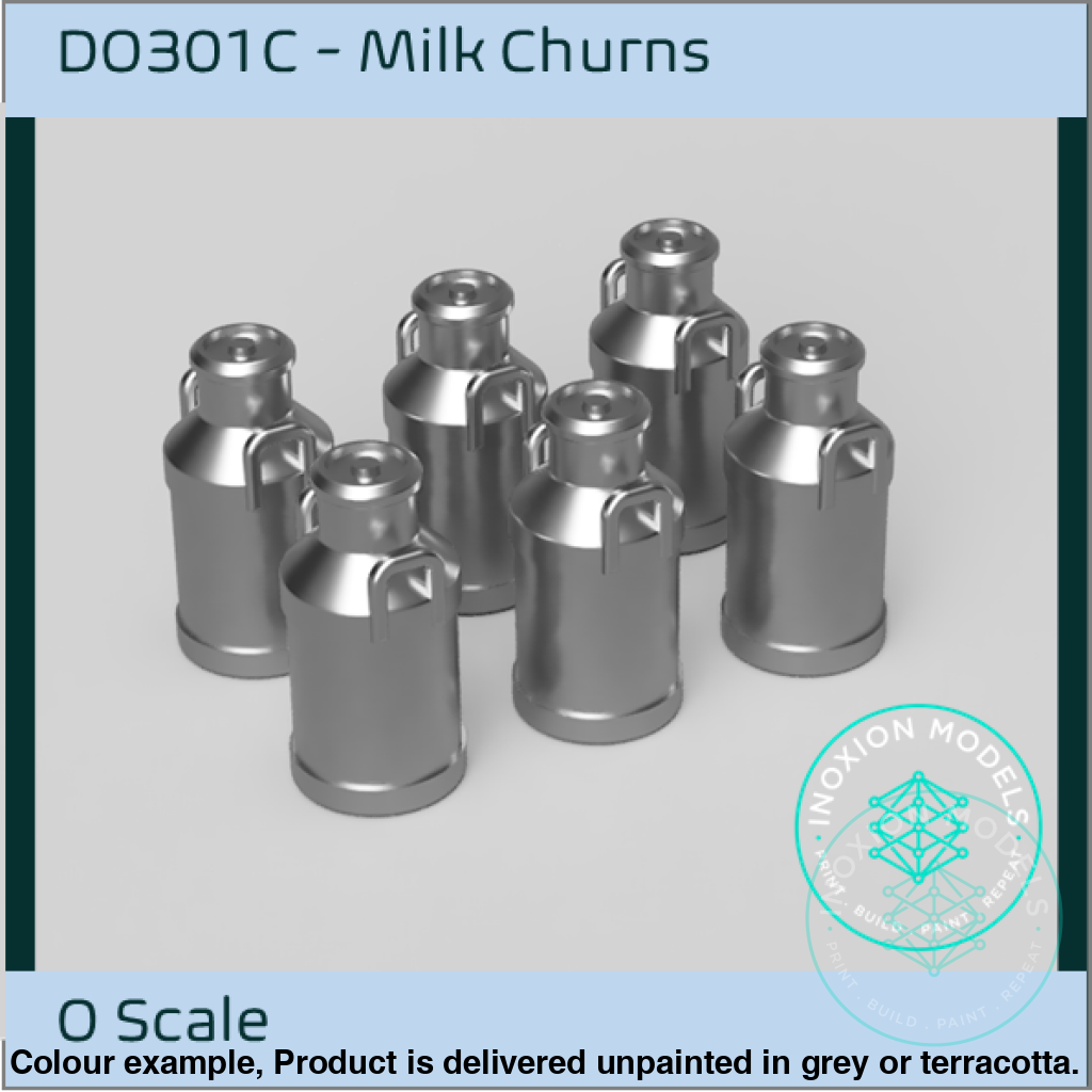 DO301C – Medium Milk Churns O Scale