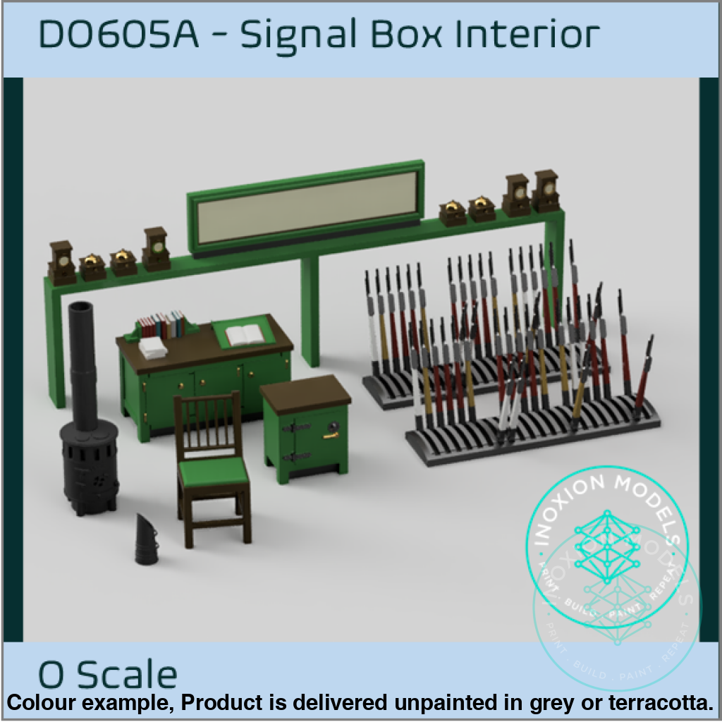 DO605A – Signal Box Interior O Scale