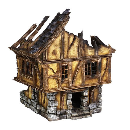 Ruined Medieval House E - 28mm DND/Wargame/RPG Terrain