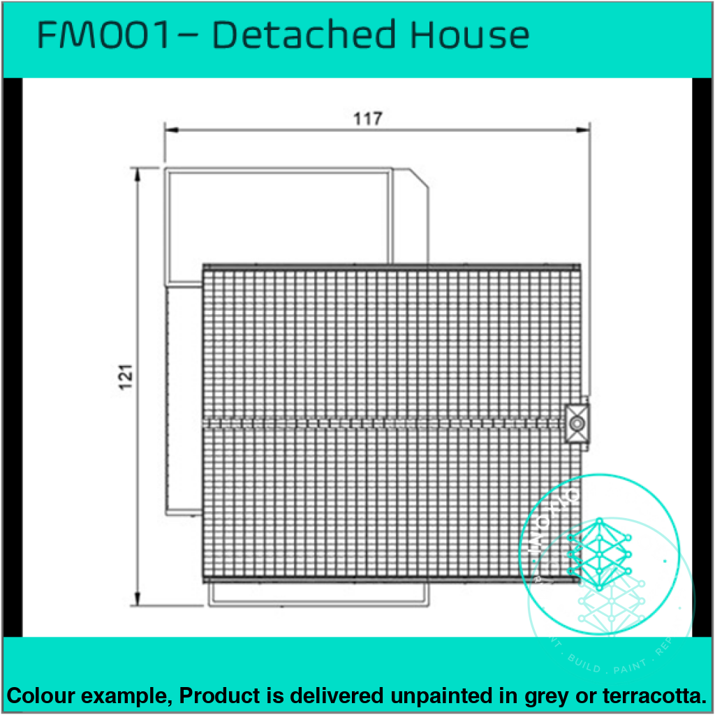 FM001 – Detached House OO/HO Scale