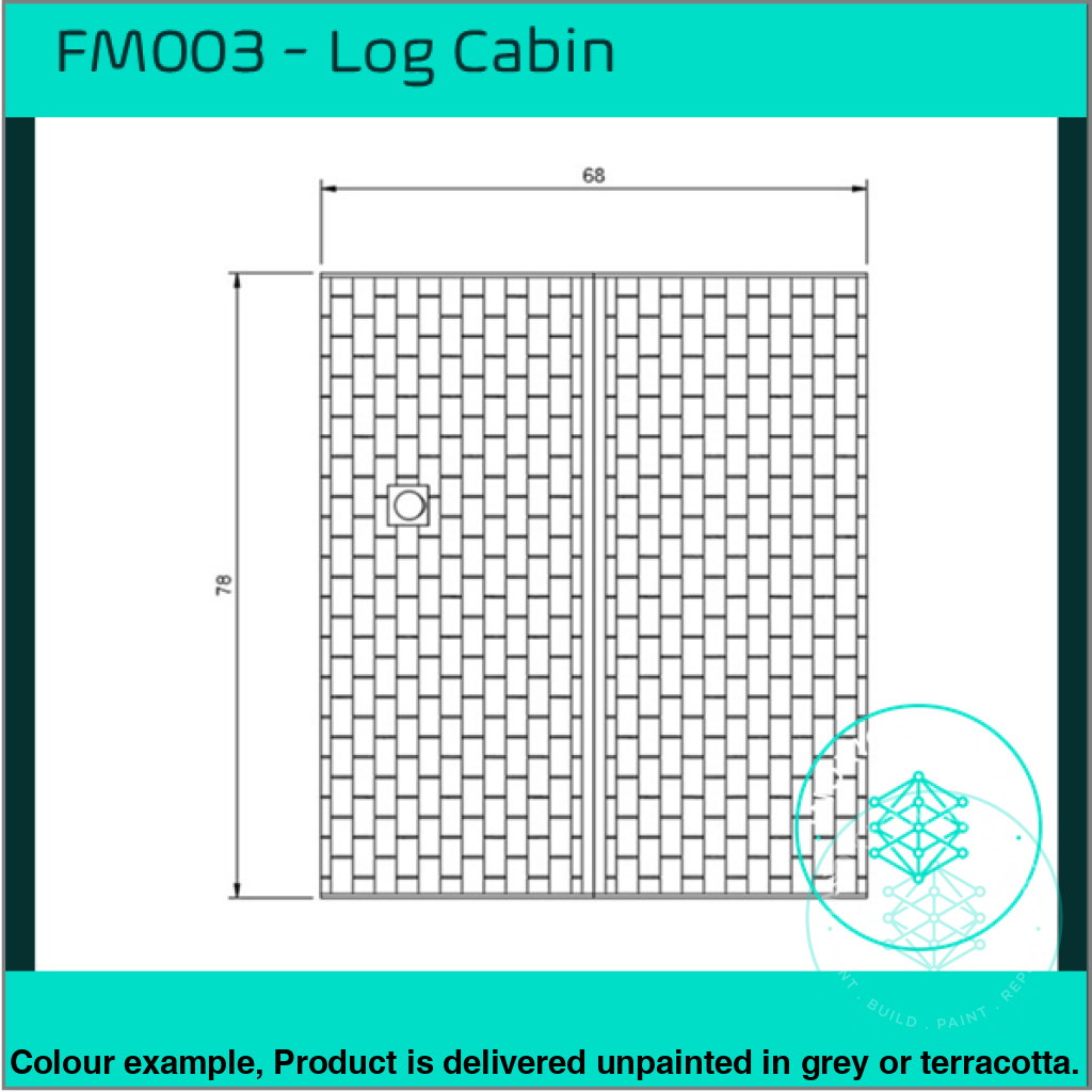 FM003 – Log Cabin OO/HO Scale
