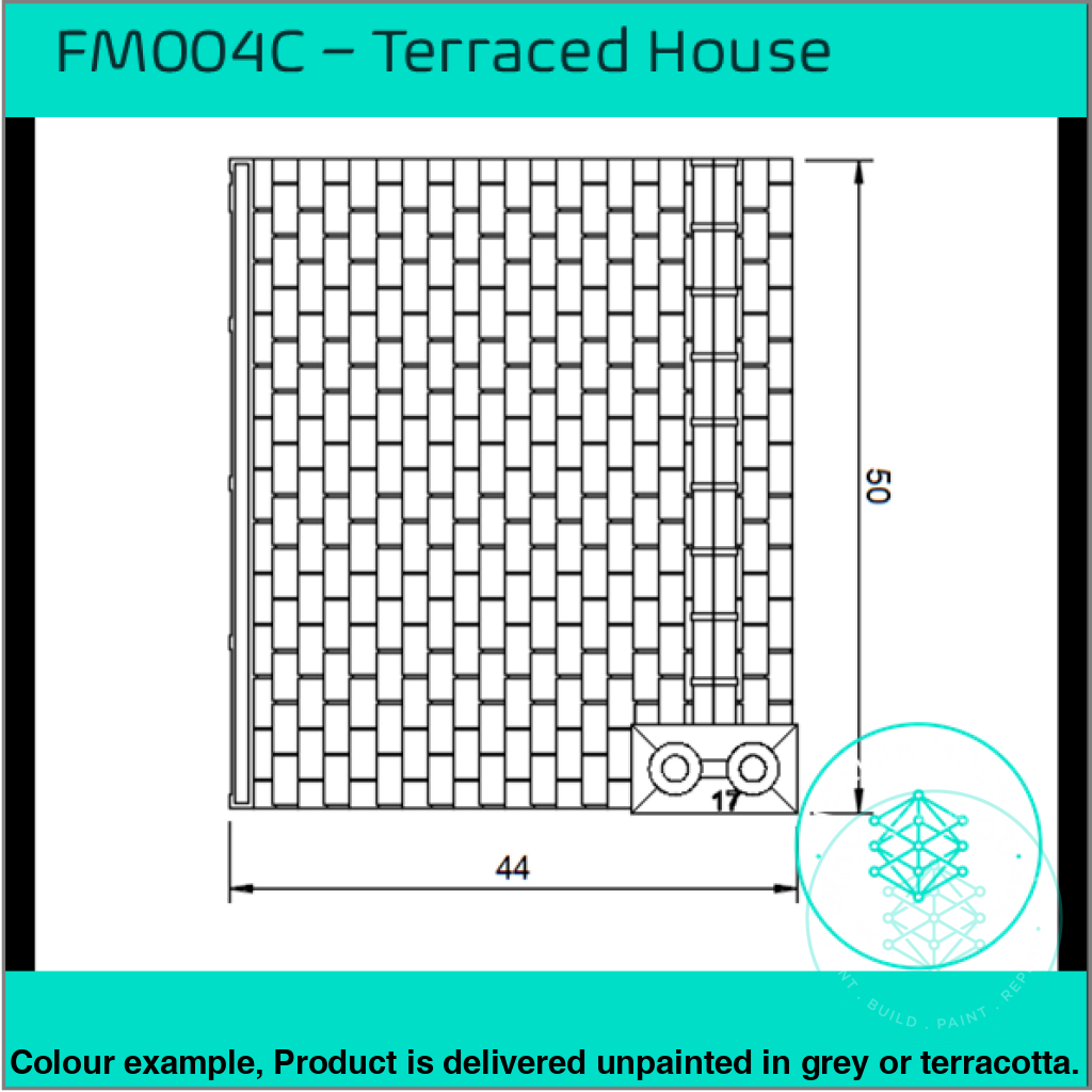 FM004C – Low Relief Terrace House OO/HO Scale