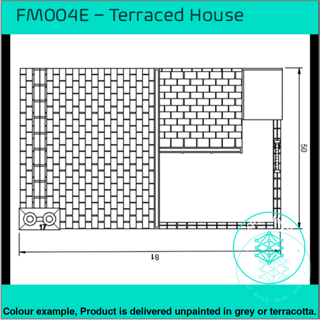 FM004E – Low Relief Terrace House OO/HO Scale