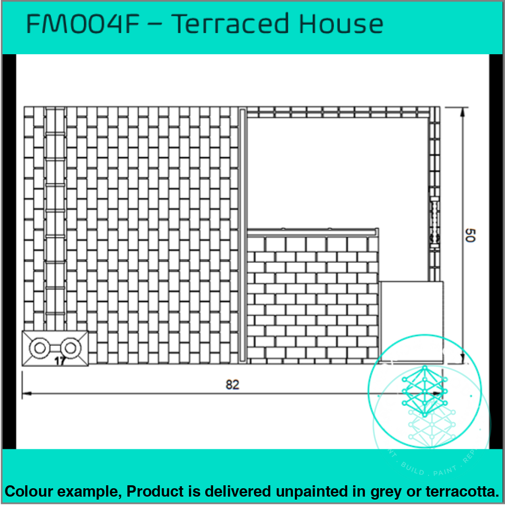 FM004F – Low Relief Terrace House OO/HO Scale