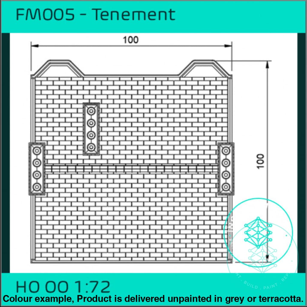 FM005 – Tenement Building HO/OO Scale