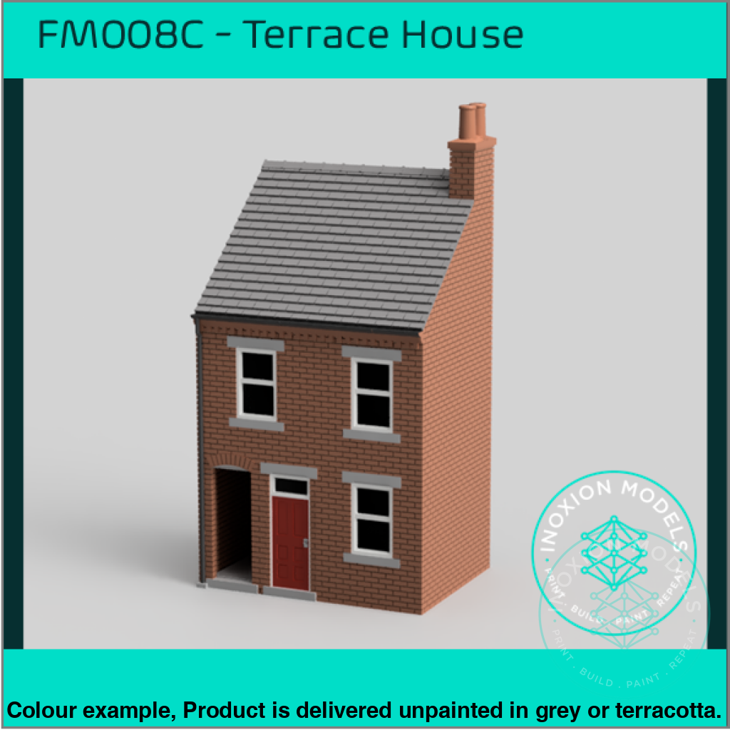 FM008C – Low Relief Terrace House w Close OO/HO Scale