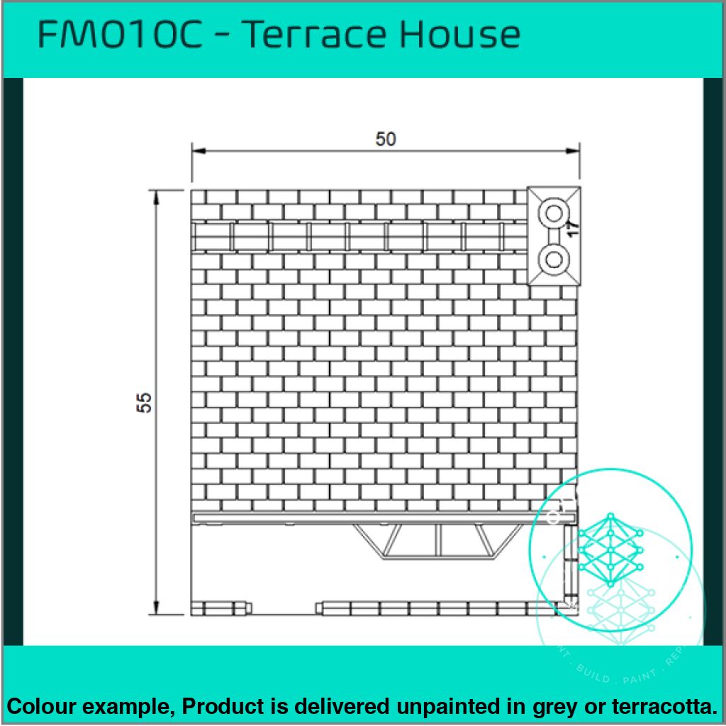 FM010C – Low Relief Terrace House OO/HO Scale