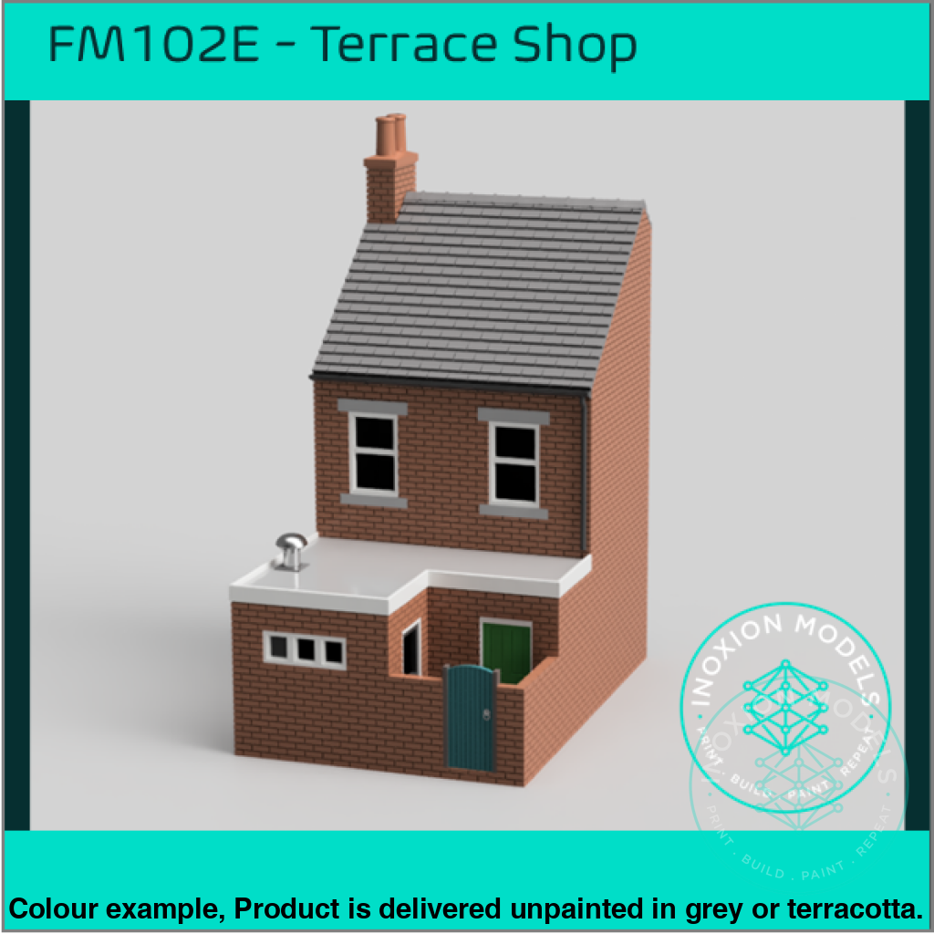 FM102E – Low Relief Terrace Shop OO/HO Scale