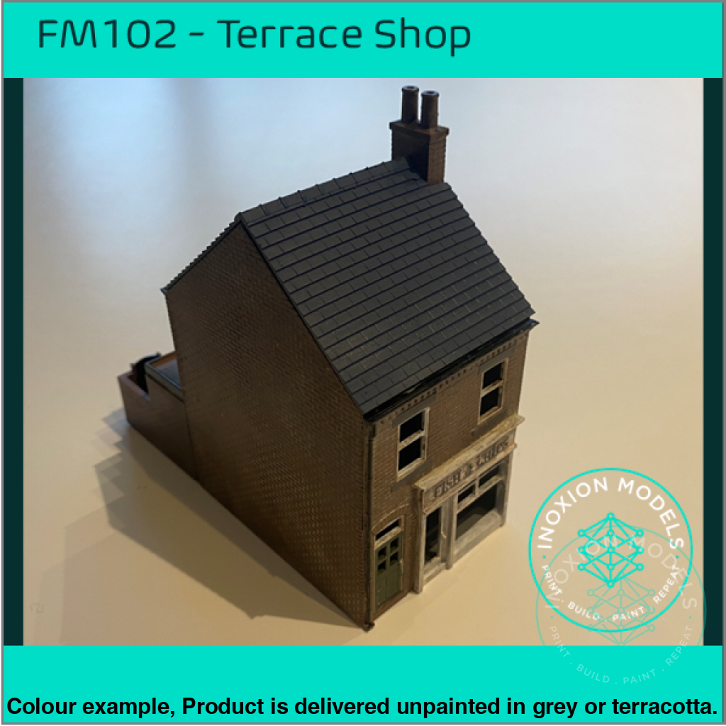 FM102E – Low Relief Terrace Shop OO/HO Scale