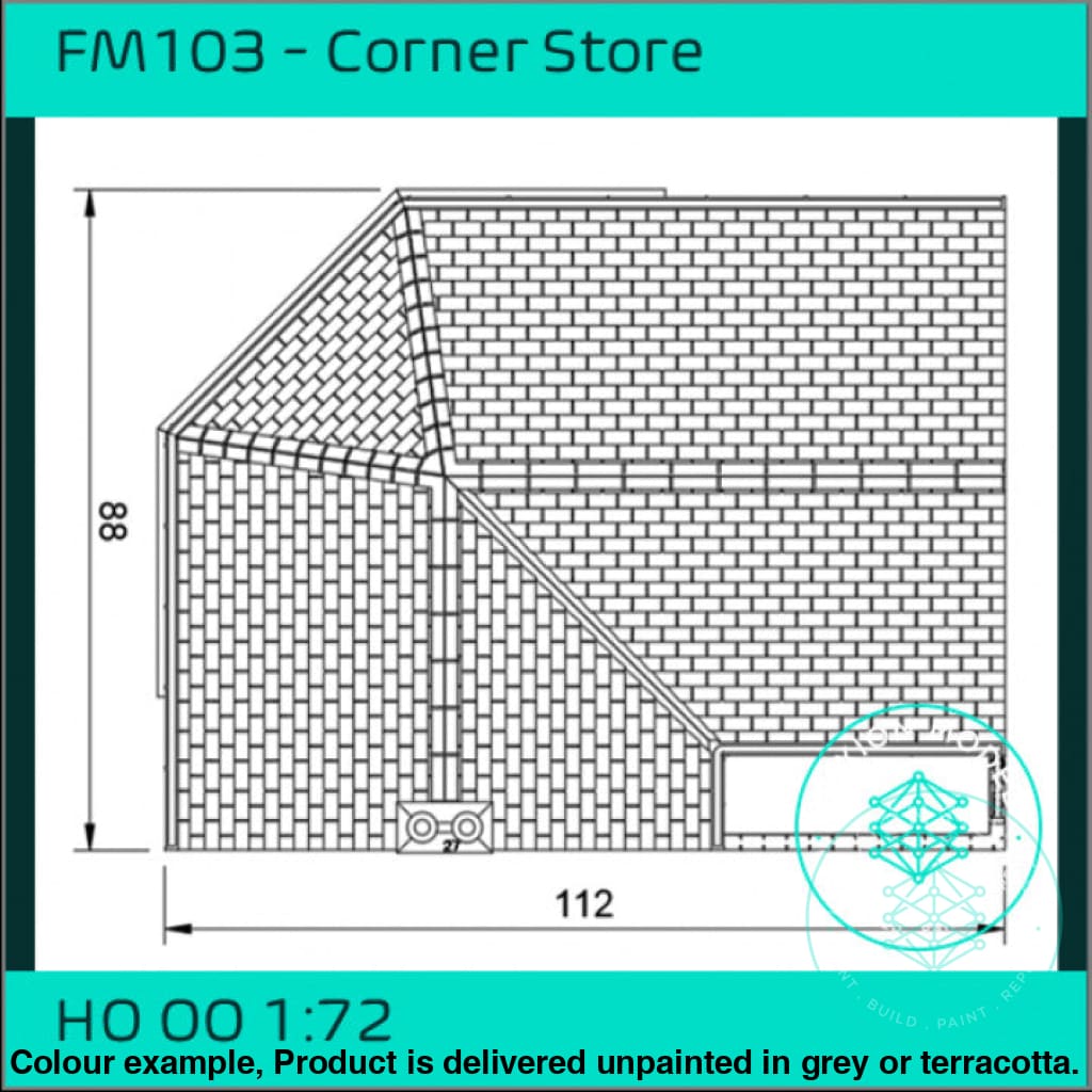 FM103 – Corner Store OO/HO Scale