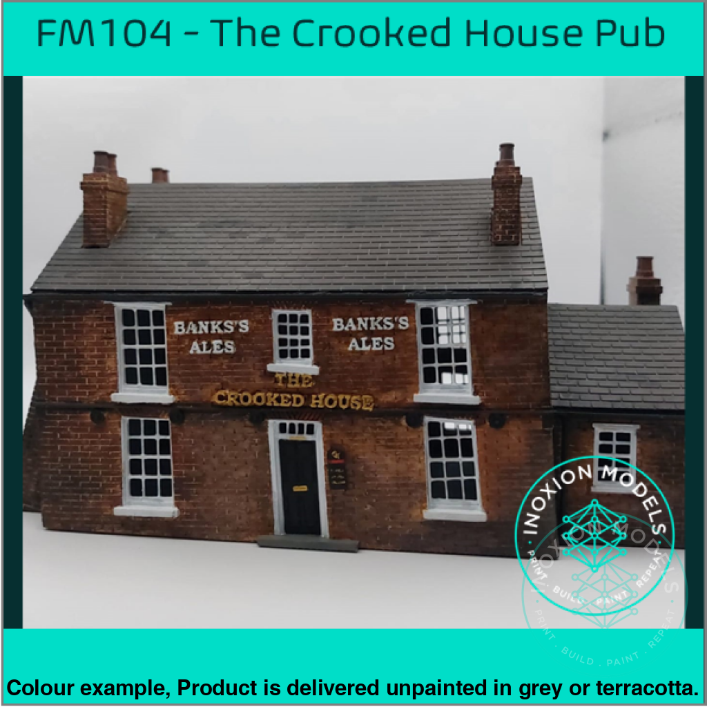 FM104 – The Crooked House Pub OO/HO Scale