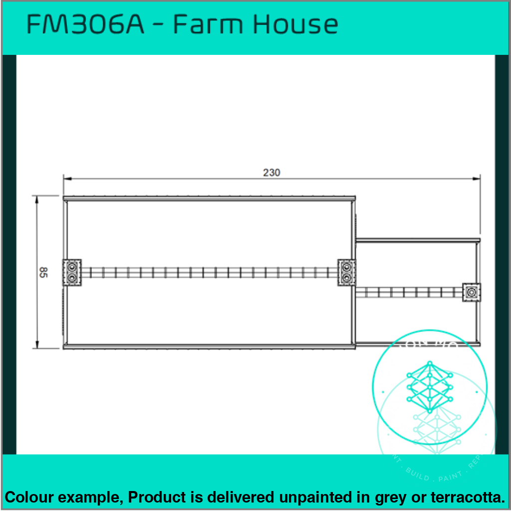 FM306A – Farm House OO/HO Scale