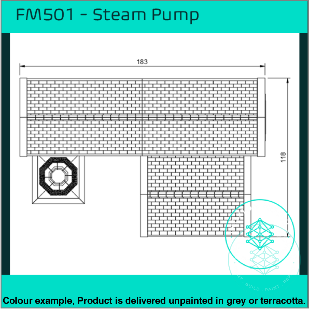 FM501 – Steam Pump House OO/HO Scale