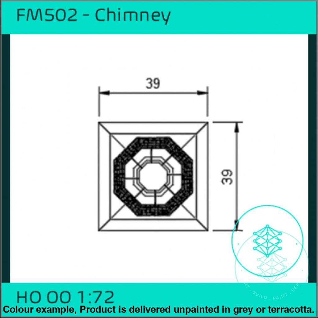 FM502 – Chimney OO/HO Scale