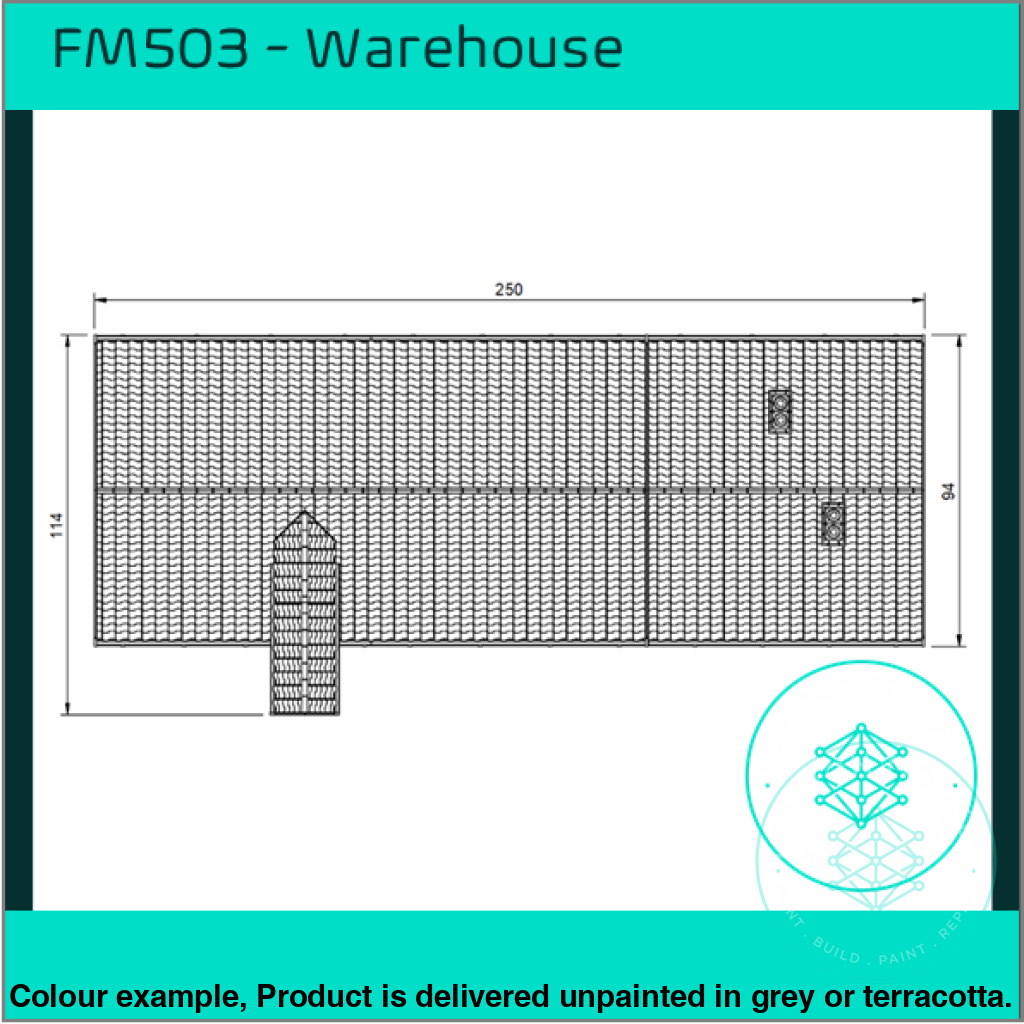 FM503 – Canal Warehouse OO/HO Scale