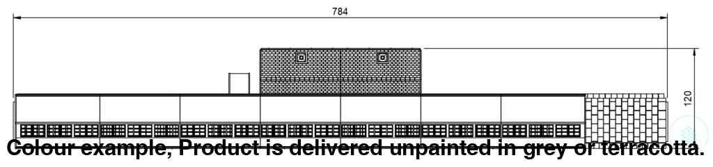 FM800C – Station Building Platform 2 OO/HO Scale