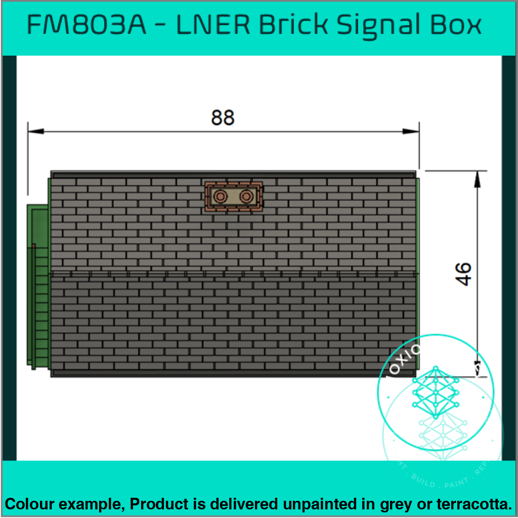 FM803A – LNER Brick Signal Box OO/HO Scale