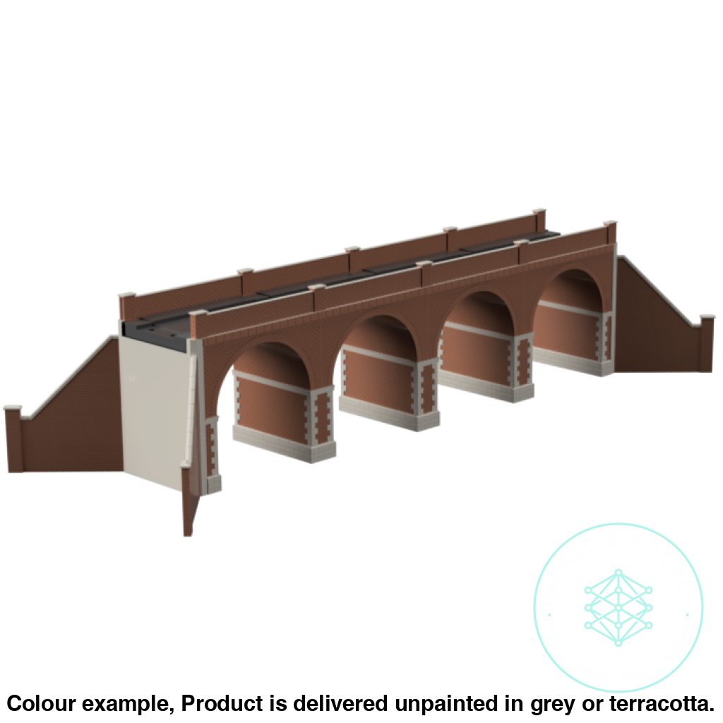 FM910 – Single Track Brick Viaduct OO Scale