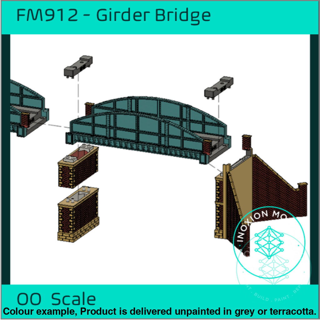 FM912 – Single Track Girder Bridge OO Scale