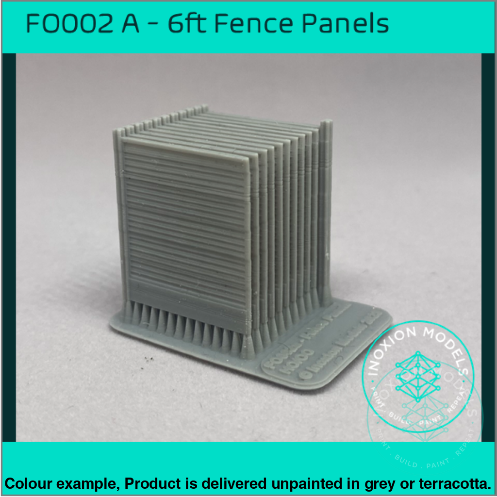 FO002A – 6ft Garden Fence OO/HO Scale