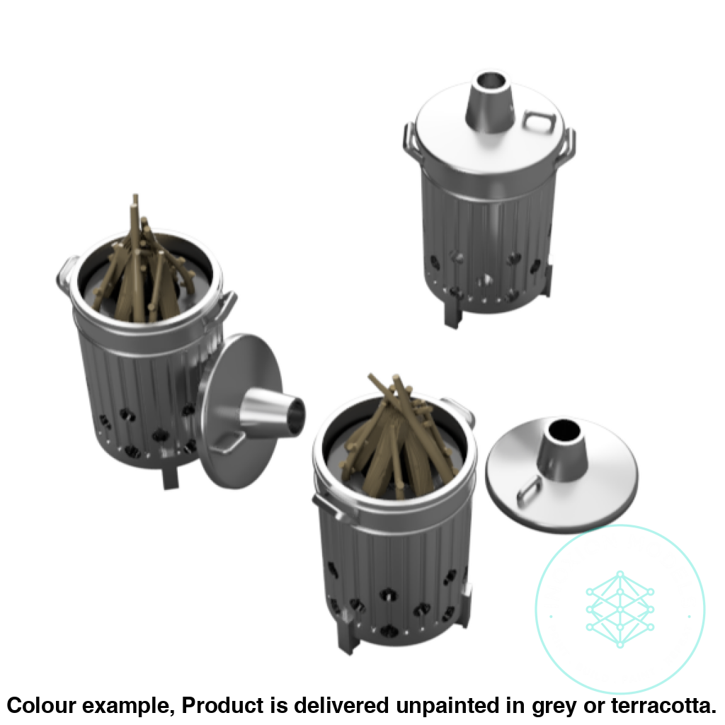 FO009A – Garden Incinerators OO/HO Scale