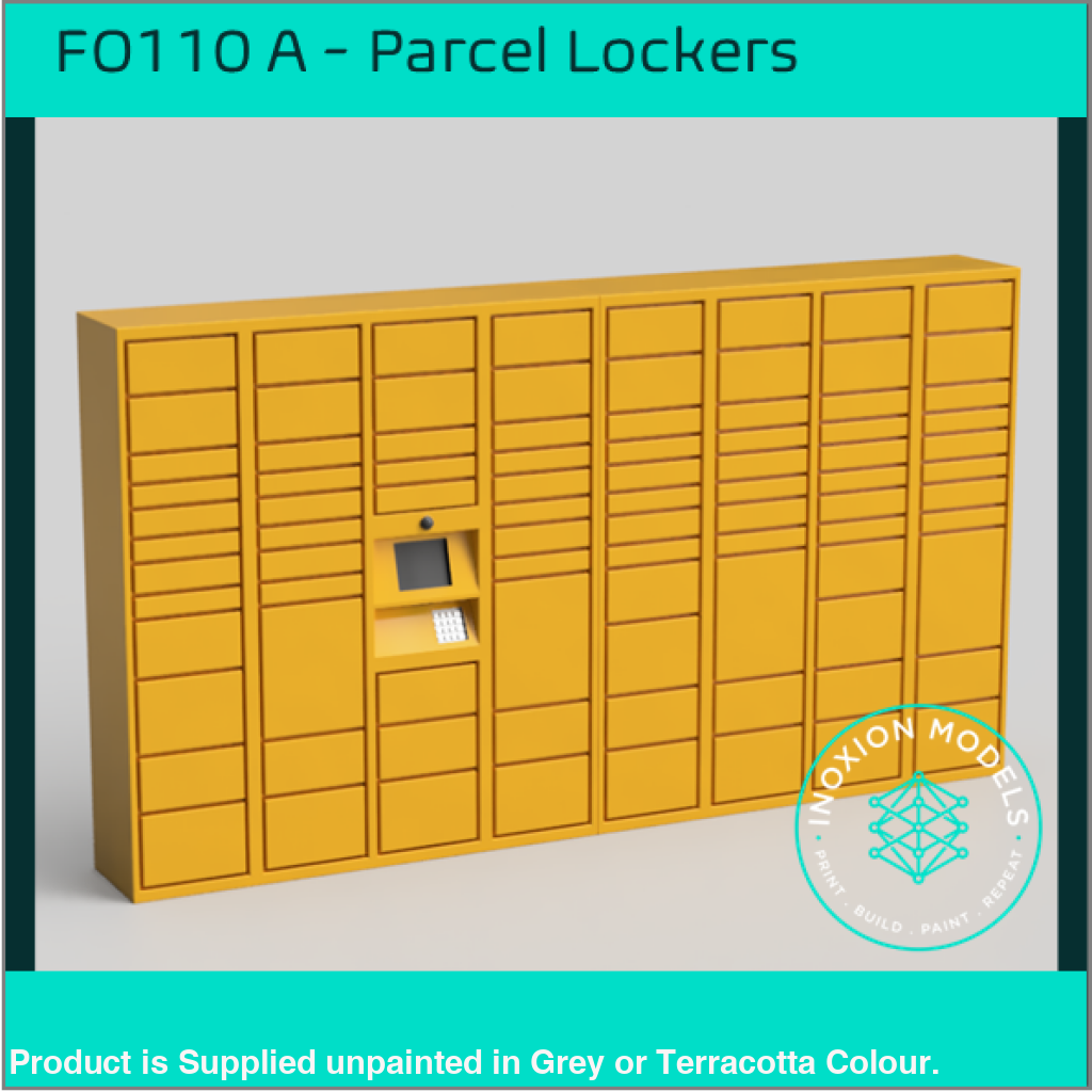 FO110 A – Parcel Lockers OO/HO Scale