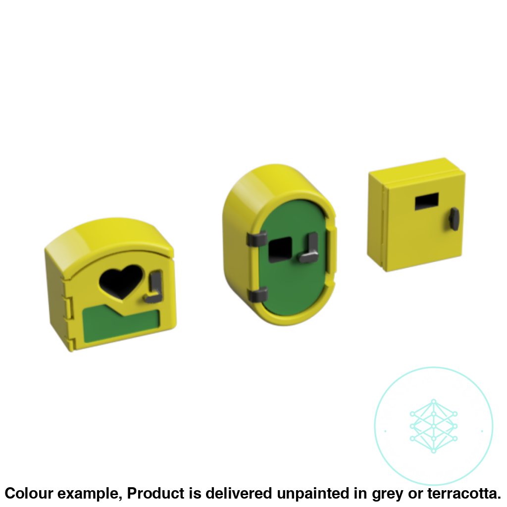 FO117B – Model Defib Lockers OO/HO Scale