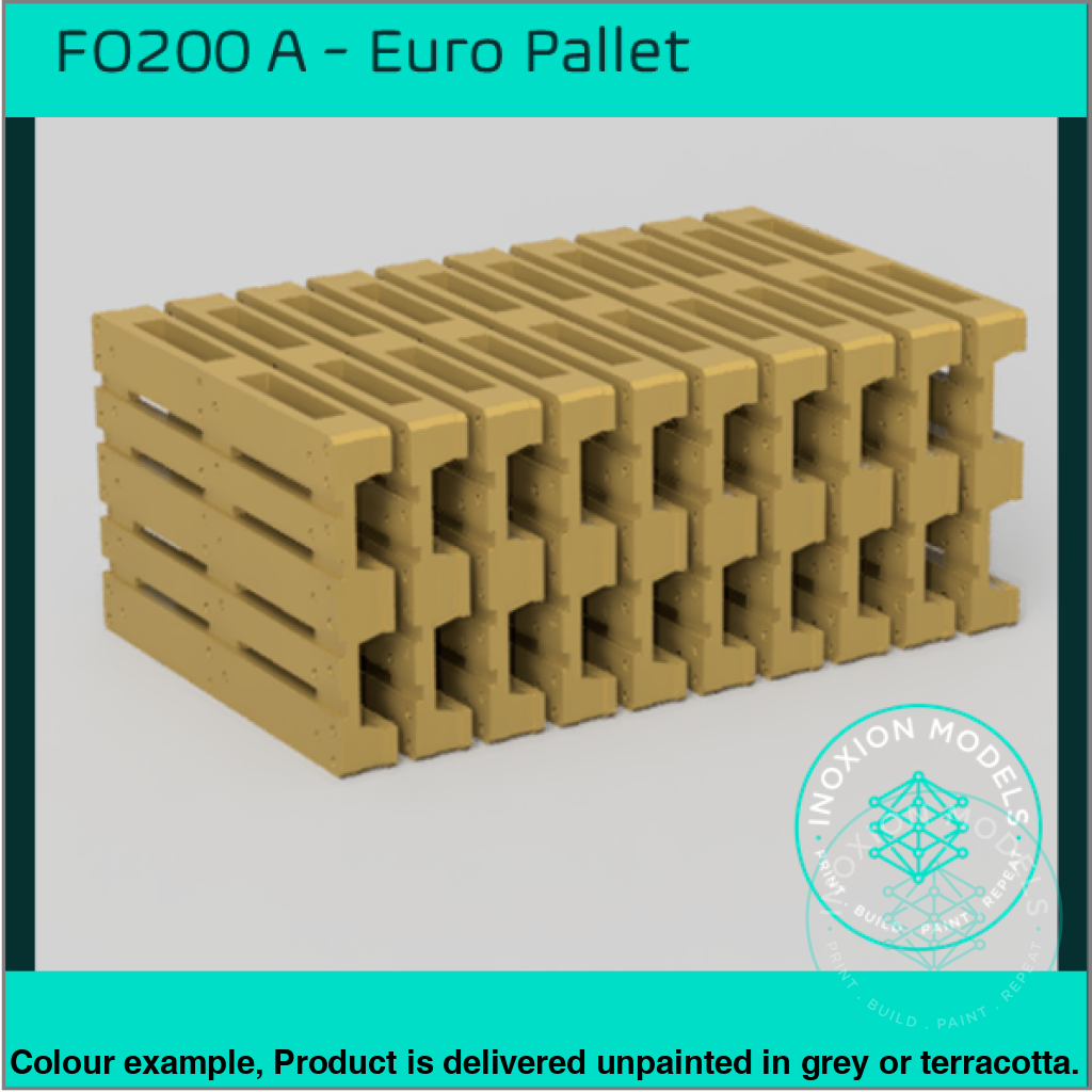 FO200A – 10x Euro Pallets OO/HO Scale