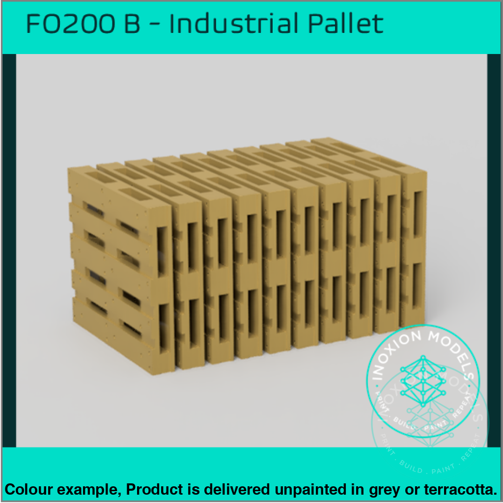 FO200B – 10x Industrial Pallets OO/HO Scale