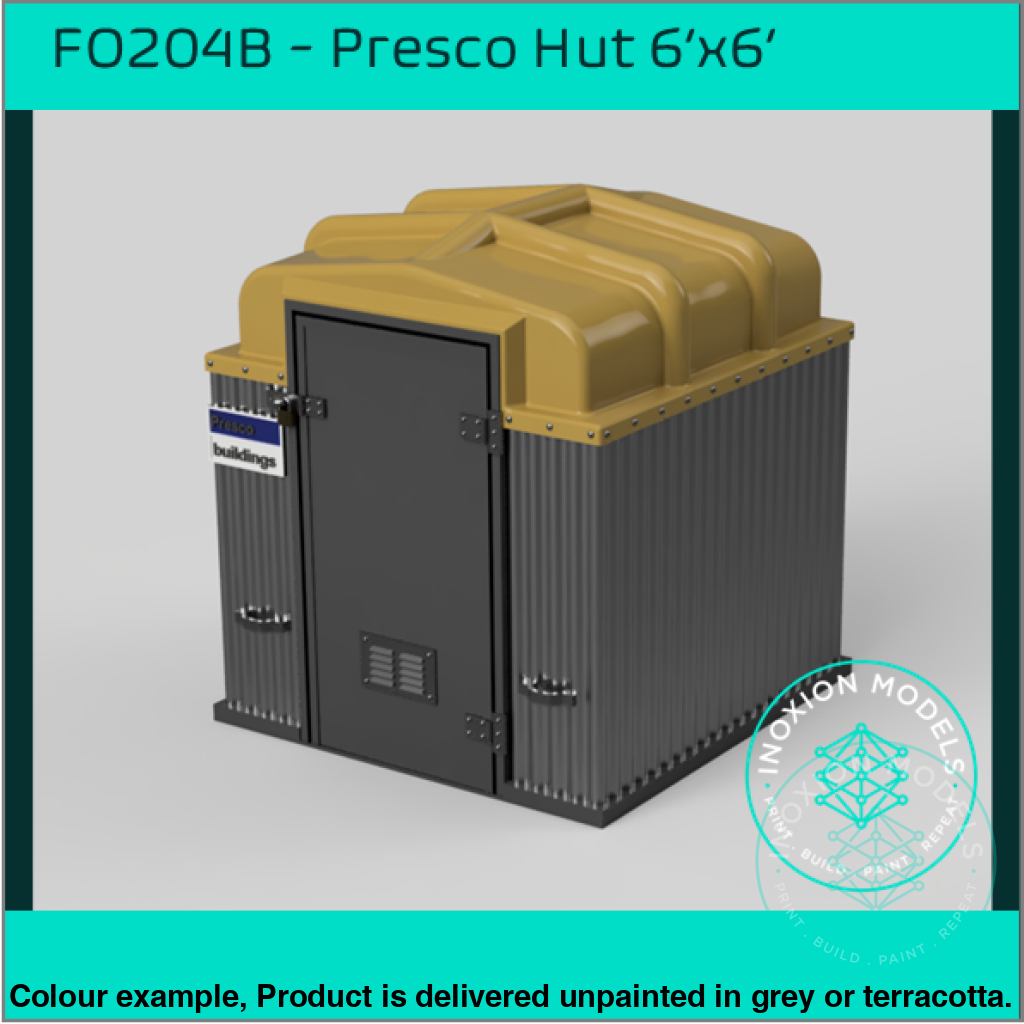 FO204B – Presco Hut 6'x6' OO/HO Scale
