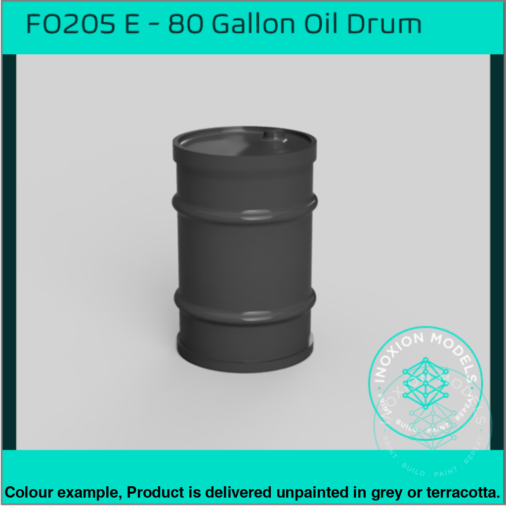 FO205E – 80 Gallon Oil Drum OO/HO Scale