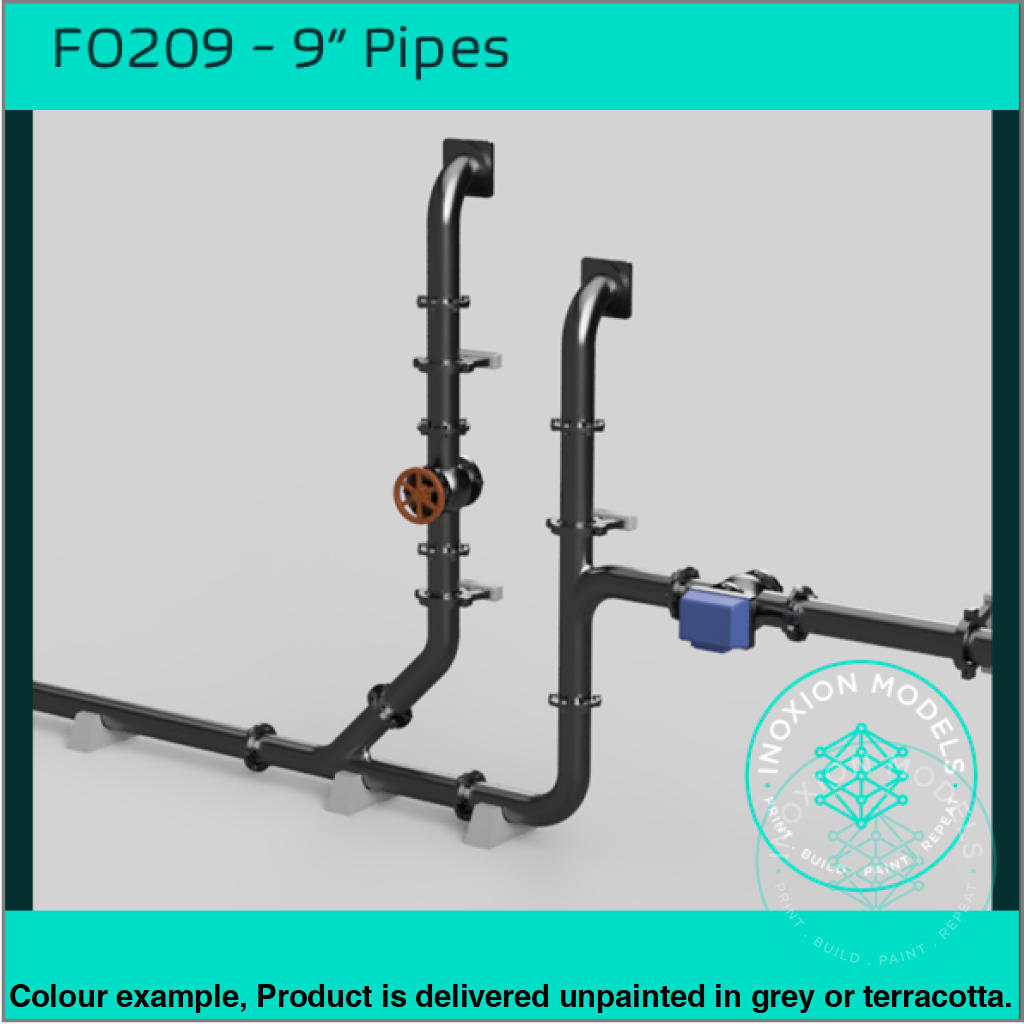 FO209A – 9" Pipes OO/HO Scale