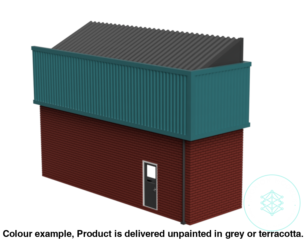 FO212A – Low Relief Industrial Building OO/HO Scale