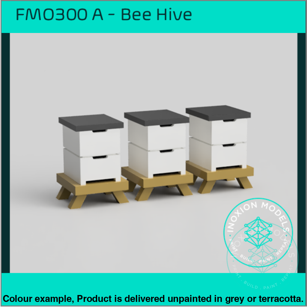 FO300A – Box Beehives OO/HO Scale