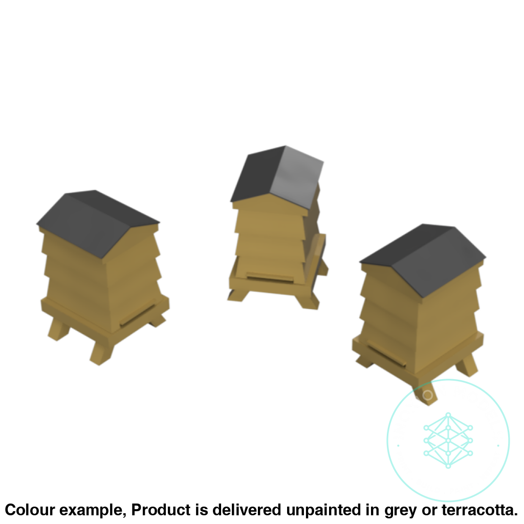 FO300B – Louvered Beehives OO/HO Scale