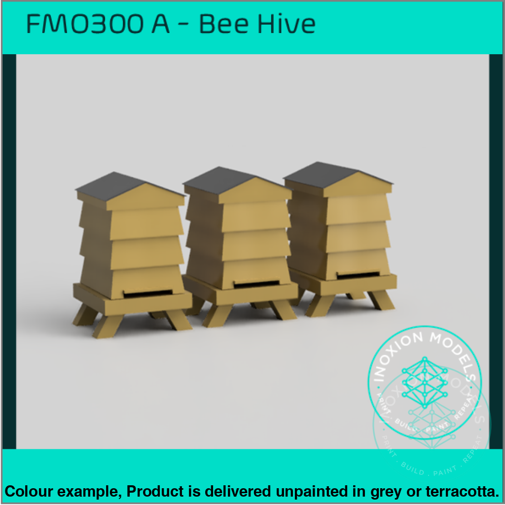 FO300B – Louvered Beehives OO/HO Scale